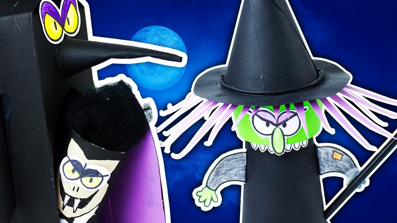 4 Ideer til Halloween - Enkle DIY dekorasjoner med papp & papir | Øisteins Pappeske