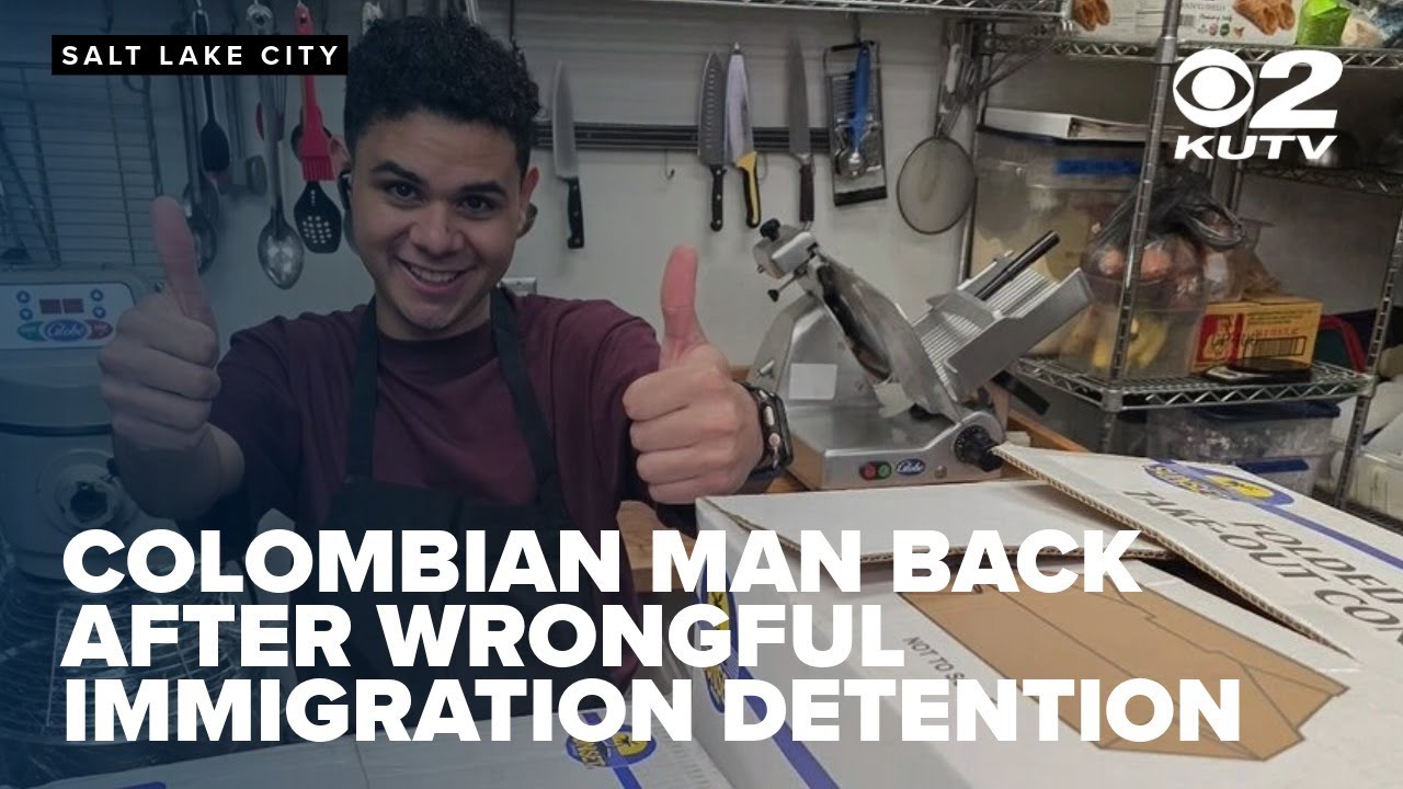 Colombian man back in Utah after wrongful immigration detention