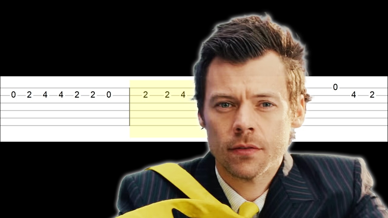 Harry Styles - American Girls (Easy Guitar Tabs Tutorial)
