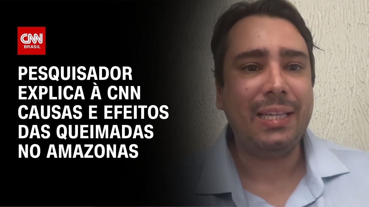 Pesquisador explica à CNN causas e efeitos das queimadas no Amazonas | LIVE CNN