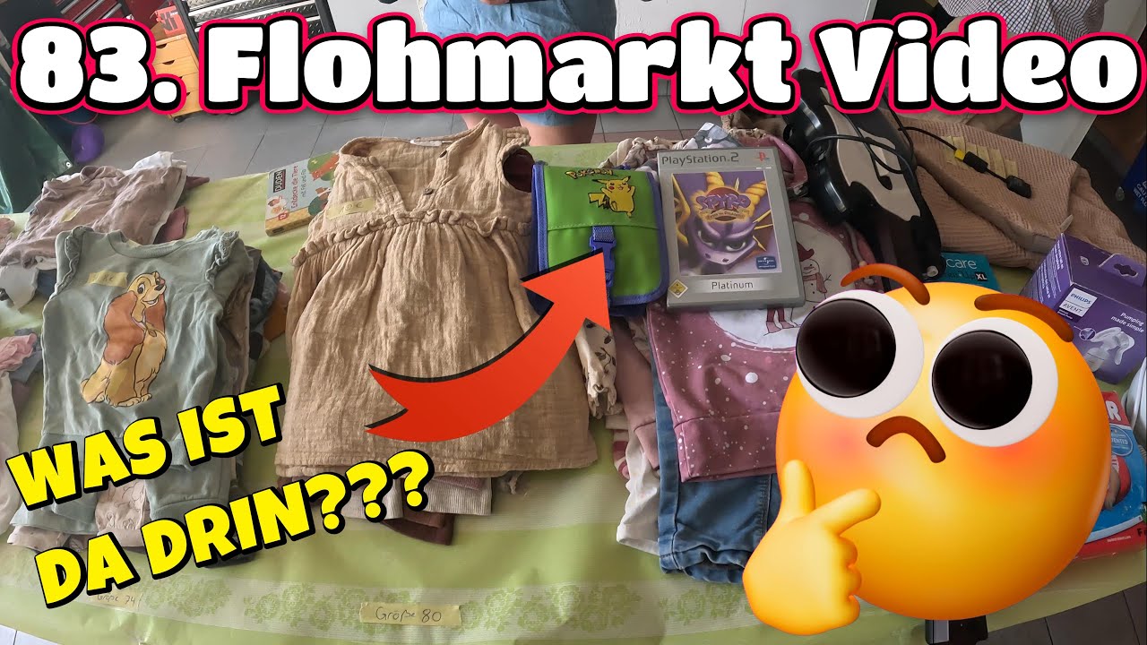 83. Flomarkt Video /// ein sch&ouml;ner Dorfflohmarkt mit sch&ouml;nen Funden
