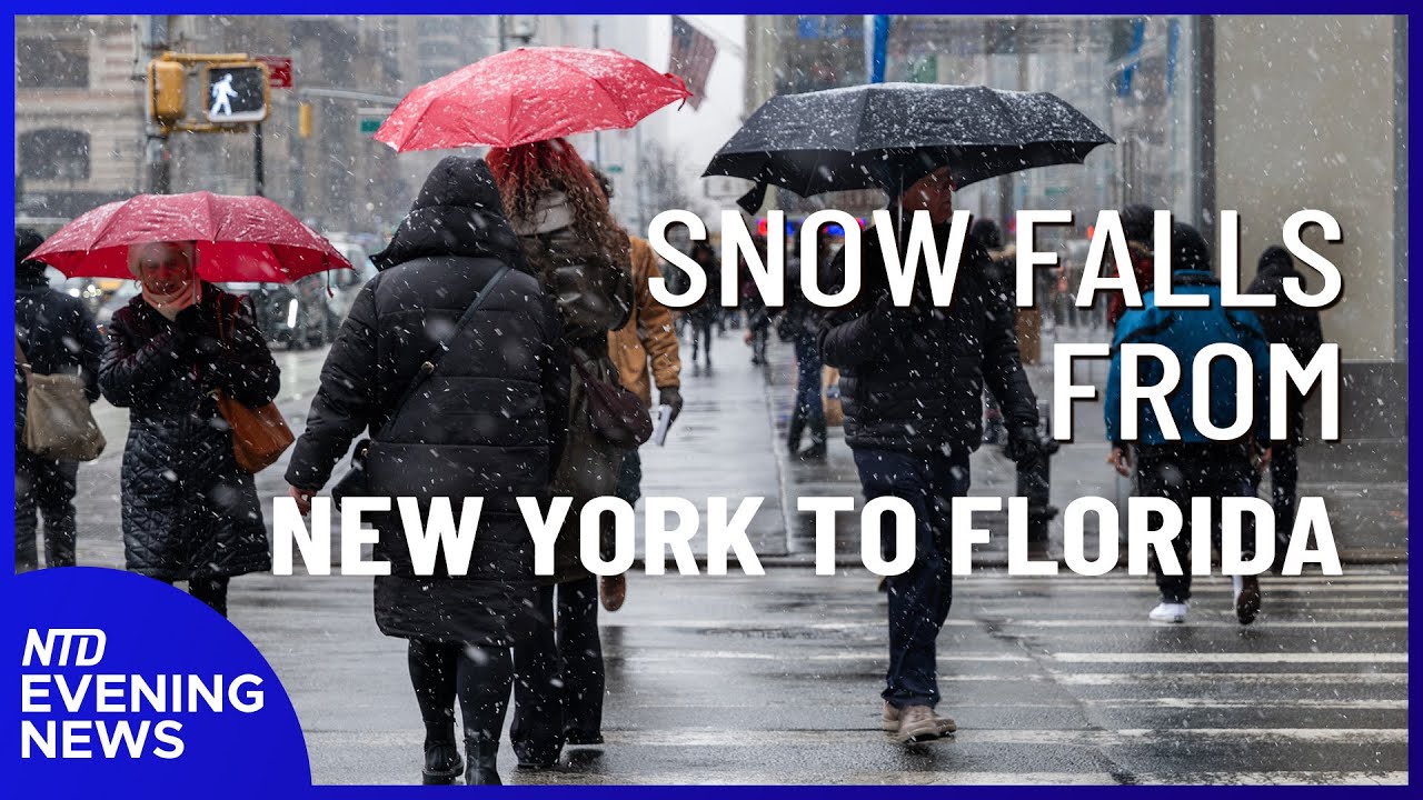 Eastern US Snowy Weekend Causes Winter Worries | NTD Evening News (Jan. 18)
