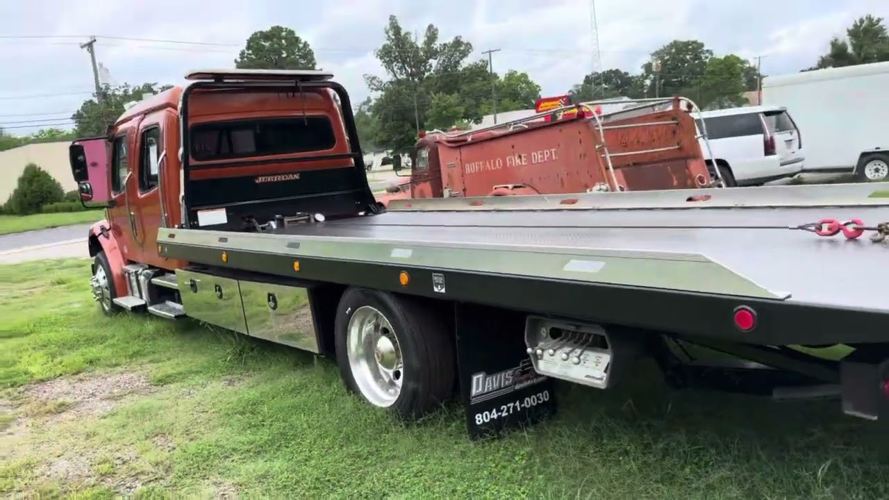 2016 Freightliner M2 106 Flatbed Rollback Tow Truck FOR SALE!