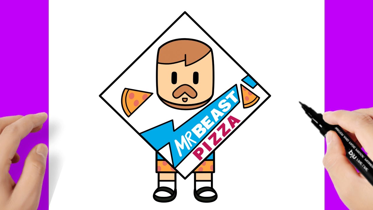 How to draw Stumble Guys PIZZA BOX JIMMY