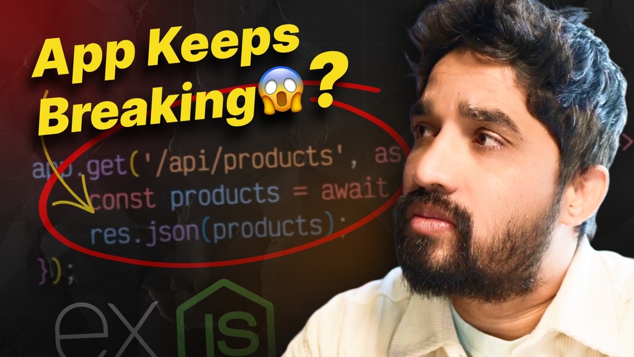 Handle Errors like a Pro in Express.js 🔥 | Explained in Hindi | Day 19/100