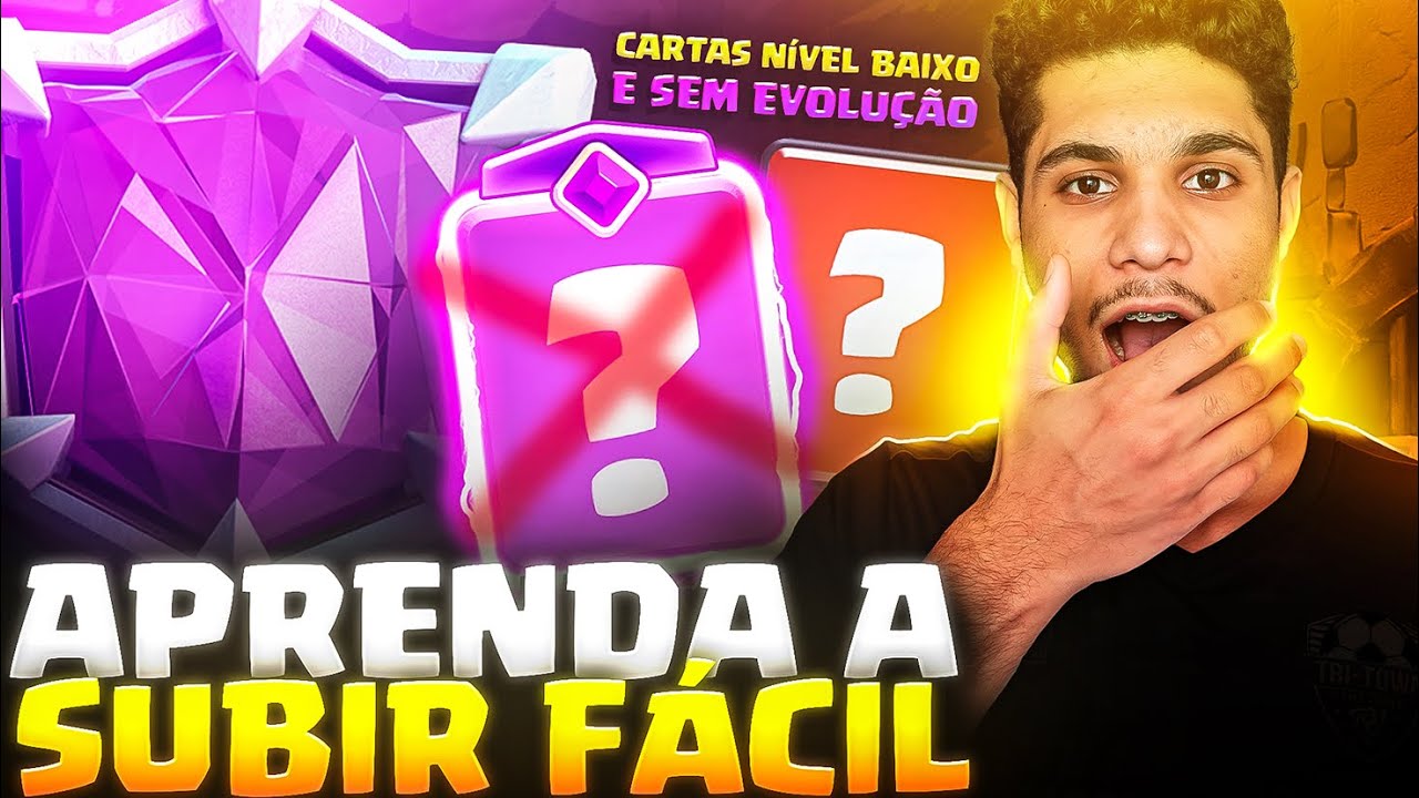 COMO SUBIR COM CARTAS NÍVEL BAIXO E SEM EVOLUÇÕES NO CLASH ROYALE