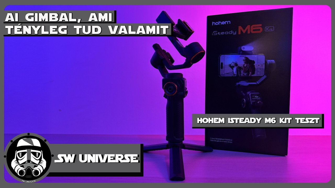 🤖 A Legjobb Gimbal Tartalomgyártóknak? | Hohem iSteady M6 Kit Teszt