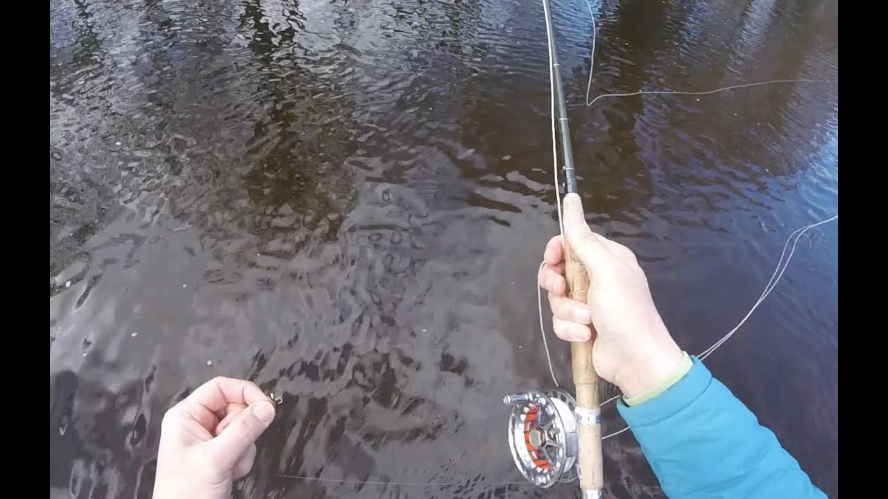 Chasing my first brown trout of the season on dry fly, Afon Elwy, April 9th 2022, VCAC