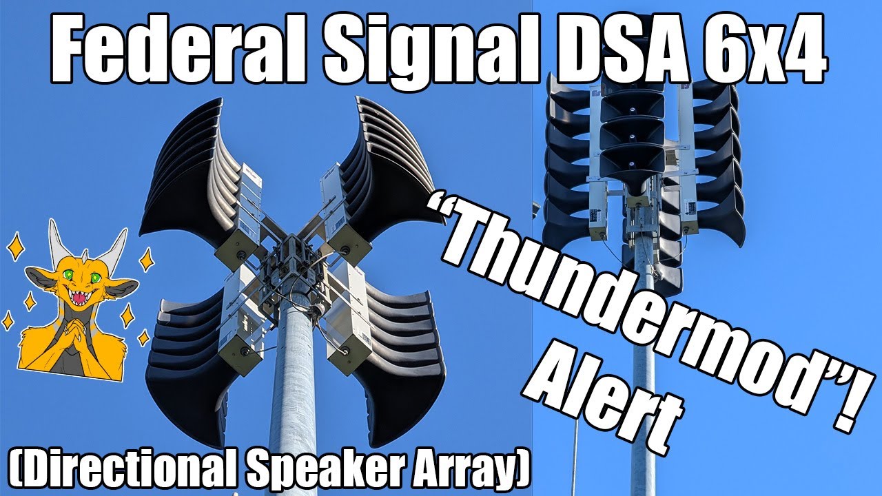 Federal Signal DSA 6x4 | Voice + Full Alert (Thundermod UV) | Addison, Tx | 12/3/25