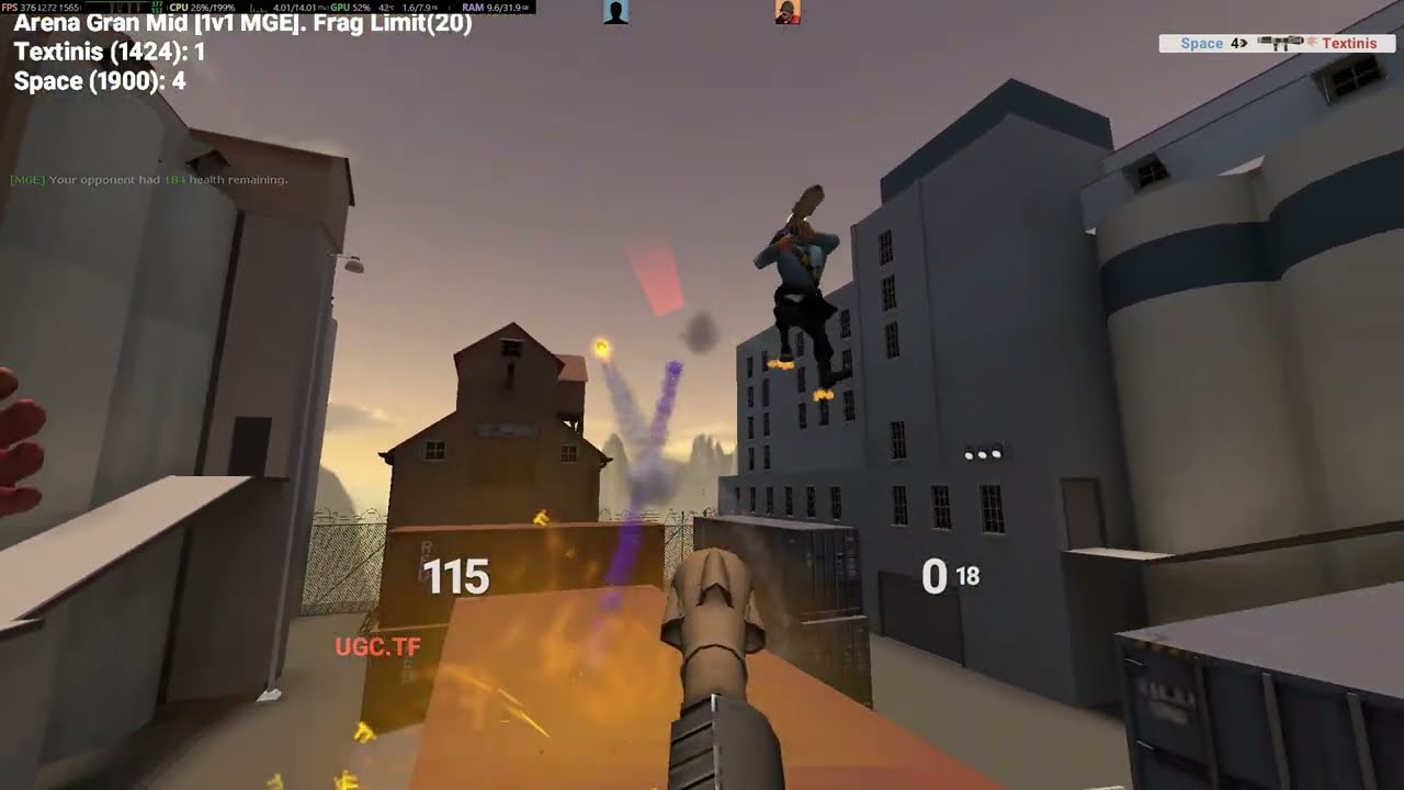 TF2-Sniper and Soldier Textinis VS Space