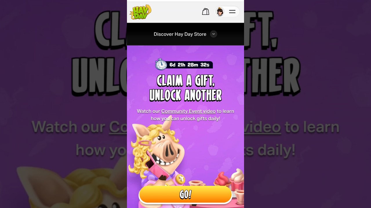 Claim your HayDay gift 🎁 from Supercell store |  #hayday #freegift #supercell