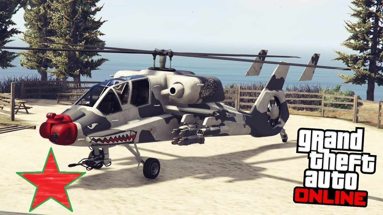 قراند 5 GTA ( اضافة هليكوبتر FH-1 اباتشي )1.41