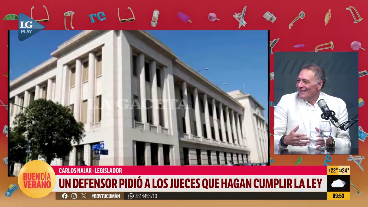 Carlos Najar sostuvo que el planteo de Acuña a la Justicia debió hacerse por vías institucionales