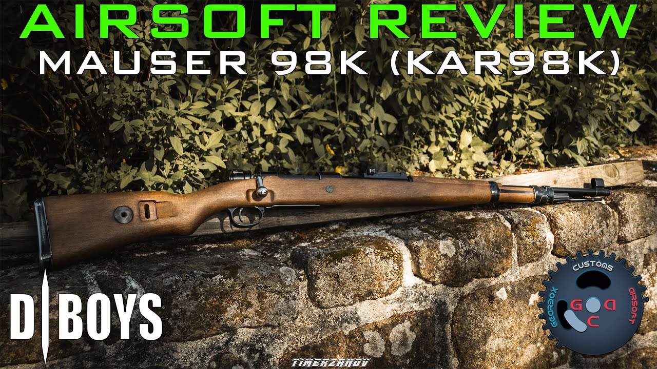 Airsoft Review #155 D|BOYS Mauser Karabiner 98K (Kar98K) Bolt Gaz Shell Ejecting Rifle [FR]
