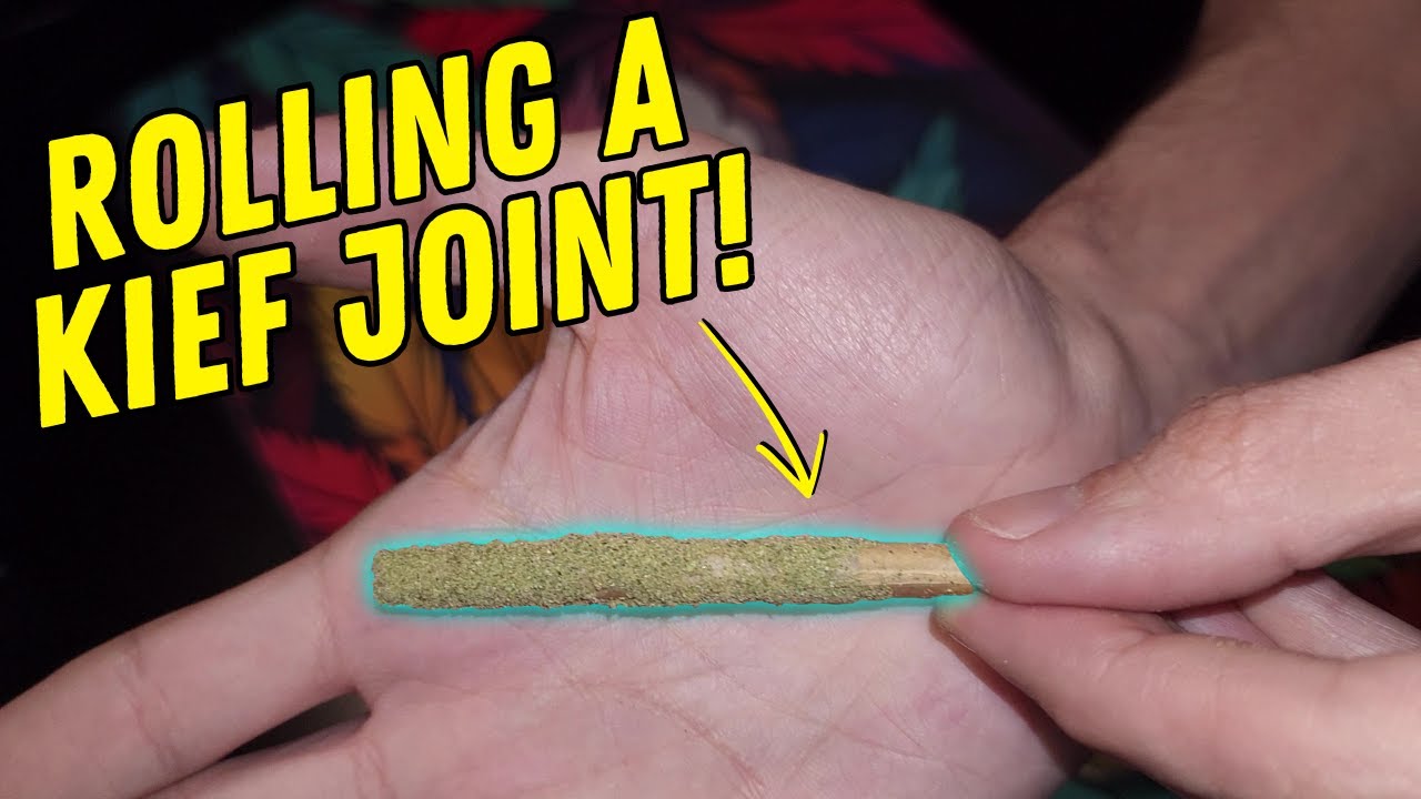 How To Roll A Kief Covered Joint!!