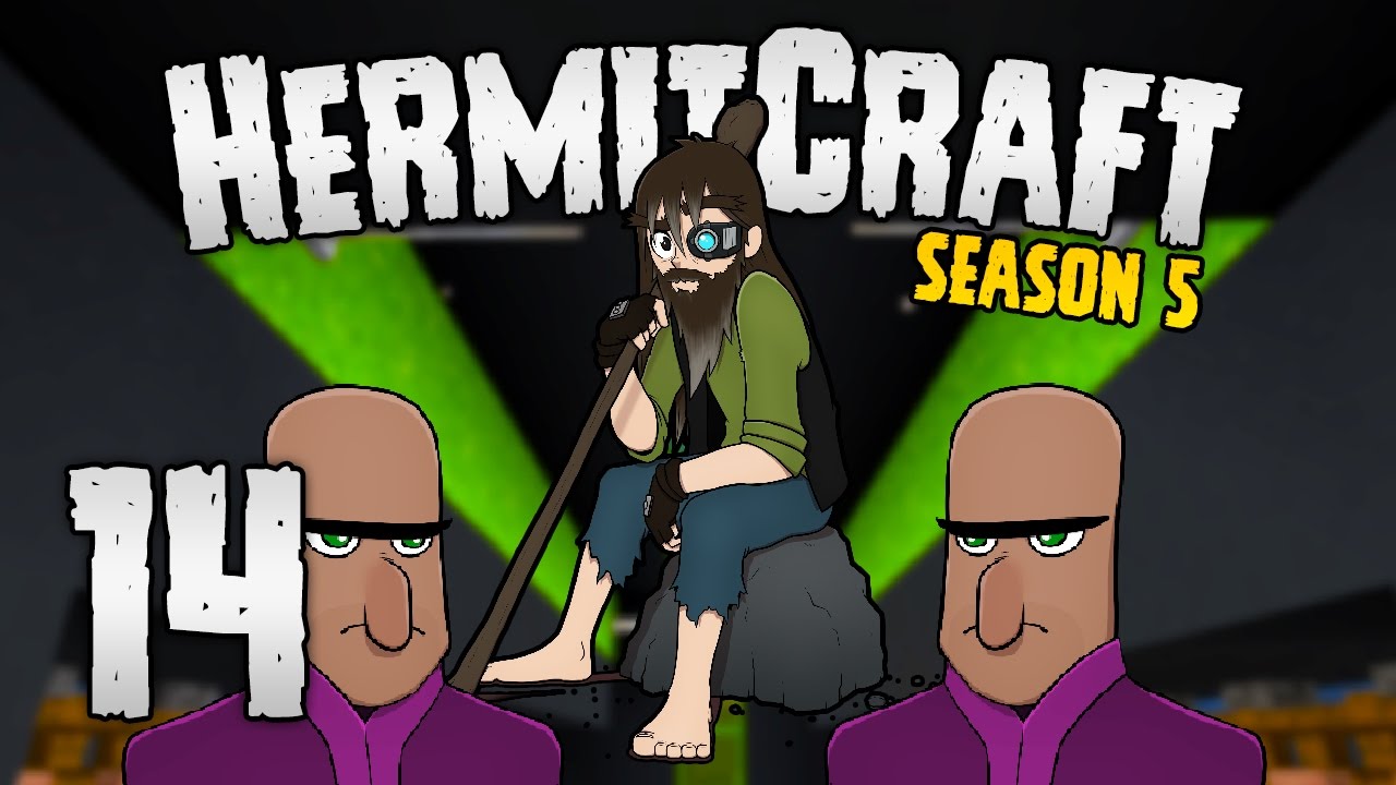 HermitCraft 5 - #14 | What's INSIDE Richard?!  [Minecraft 1.12]