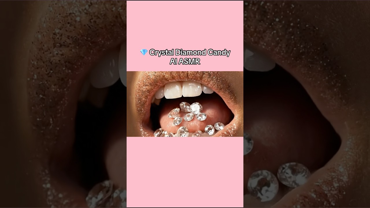 💎 AI Avatar Mag eats tiny crystal diamonds 💍 Luxury Mukbang ASMR