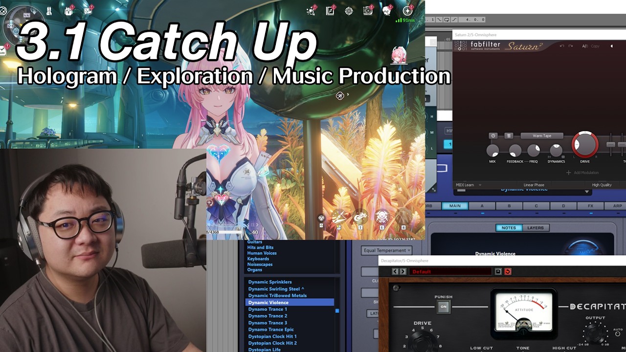 Wuthering Waves 3.1 Catch Up (Hologram, Exploration) + Music Production | Composer/Producer Plays