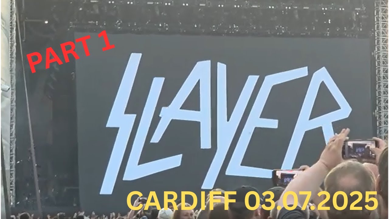 Slayer at Cardiff Blackweir Fields 2025 LIVE  [Full Performance] Part 1- 03/07/25 - Cardiff, UK