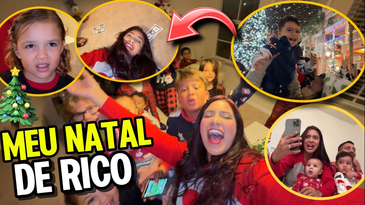 MEU NATAL DE LUXO NOS ESTADOS UNIDOS! 🇺🇸🎄😱 *vimos a neve*