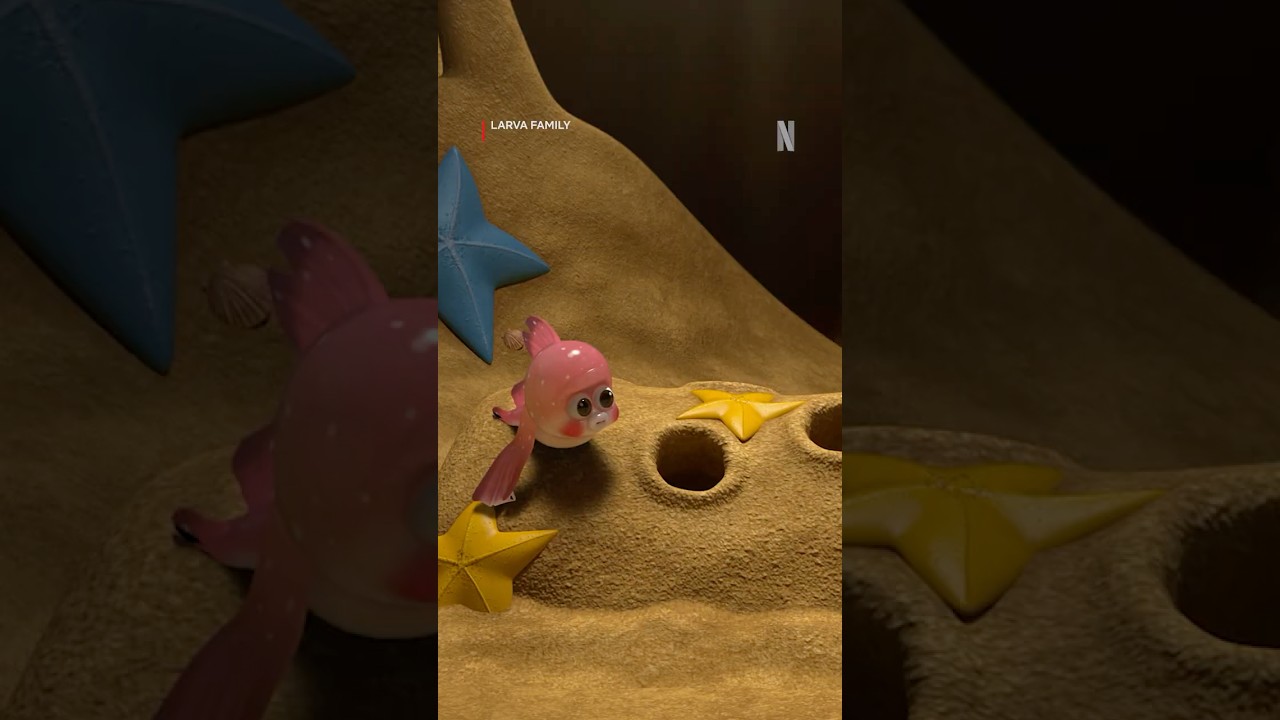 new babysitting technique UNLOCKED 🔓💨 Larva Family is now playing on Netflix!
