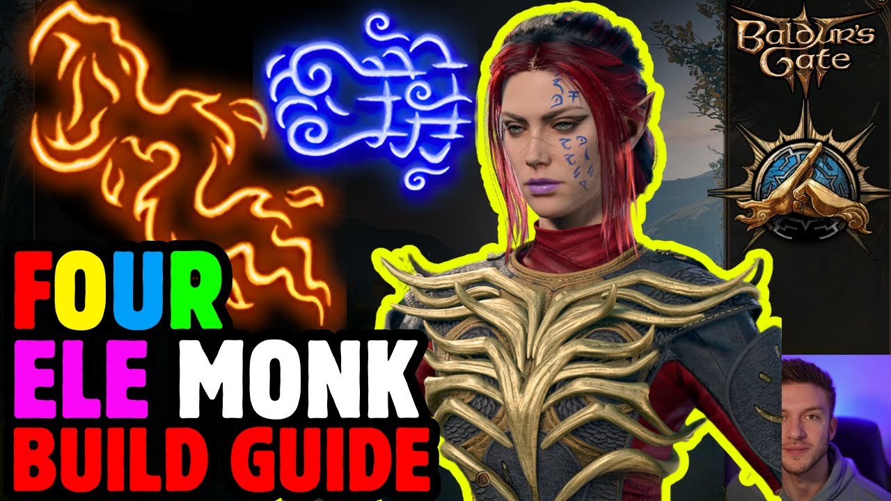 OP Way of the Four Elements MONK Build - Baldur's Gate 3