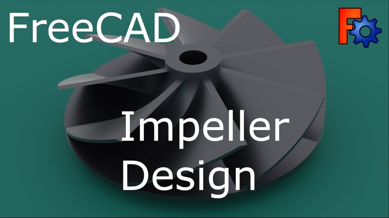 Быстрый способ спроектировать рабочее колесо в FreeCAD
