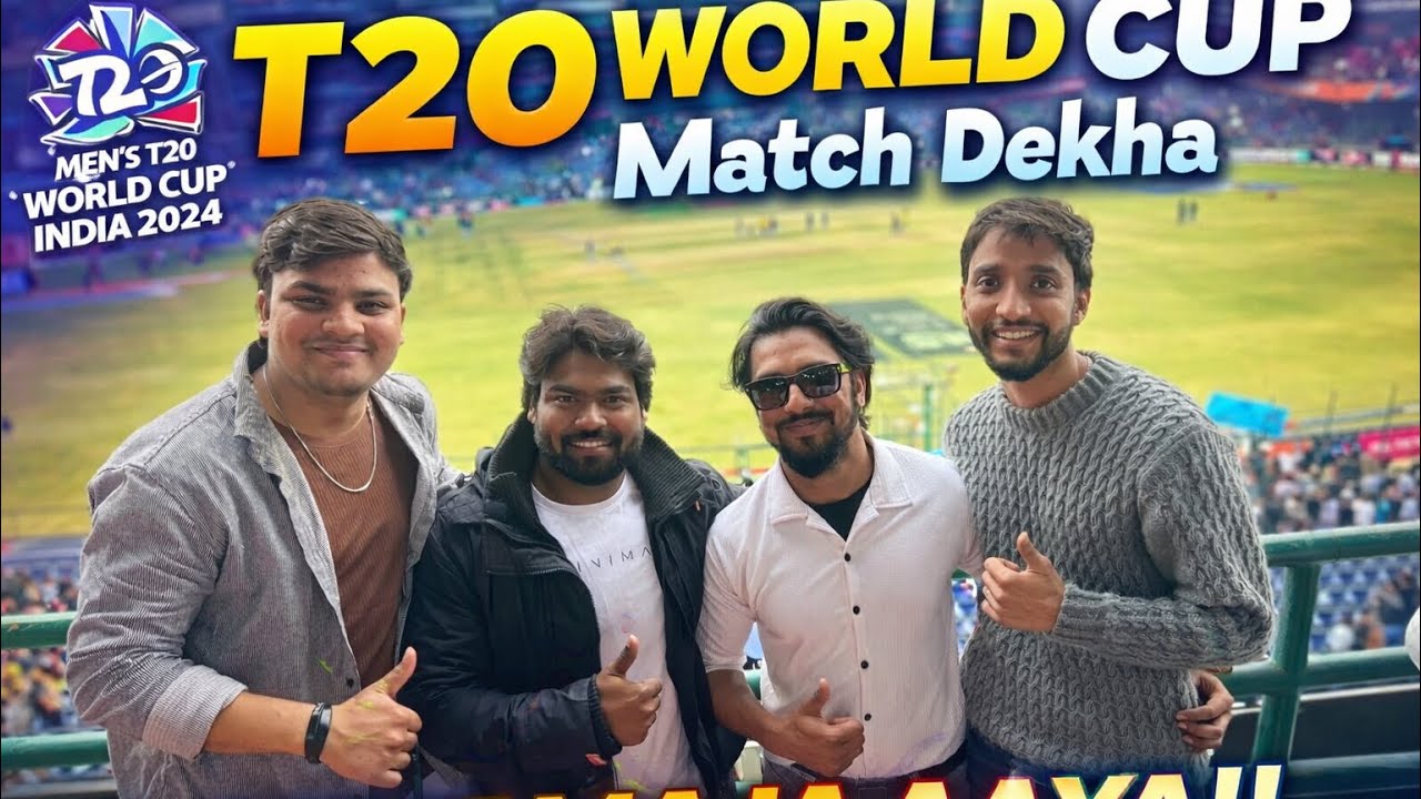 T20 World Cup 🏆 Match dekha maja aya || feel hai world cup mai 😍 || #rajatvlogs #familyvlog 