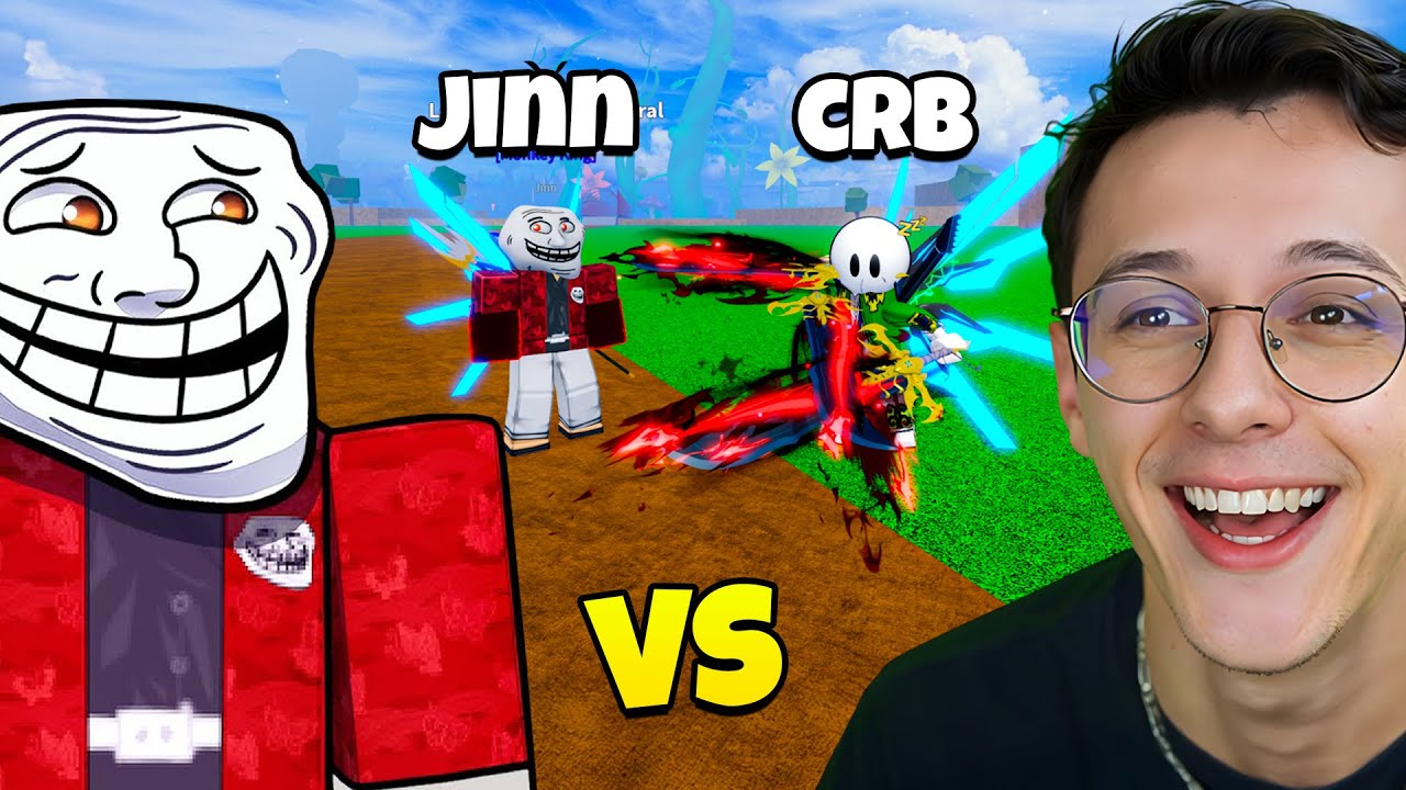 J'ai défié Jinn en PvP Blox Fruits !