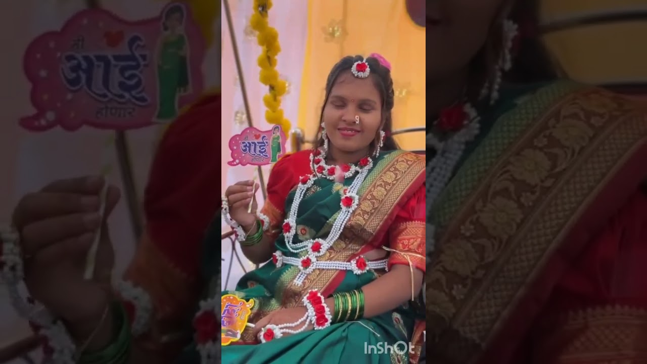 #असे झाले साक्षी चे डोहाळे जेवण..🥰🥰❤️❤️🙎🙎👼👼🥹🥹 मला माझे दिवस आठवले..🥹🥹