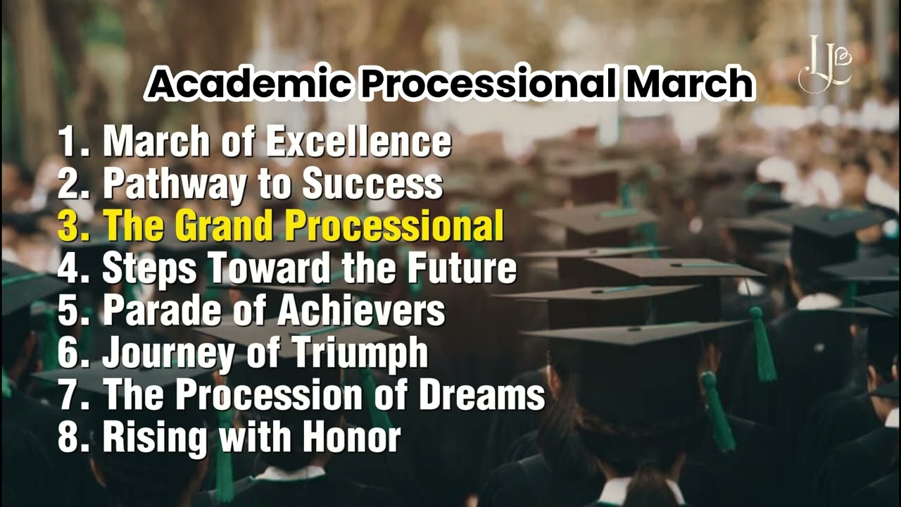 Processional March 2026 Collection | for Graduates and Completers