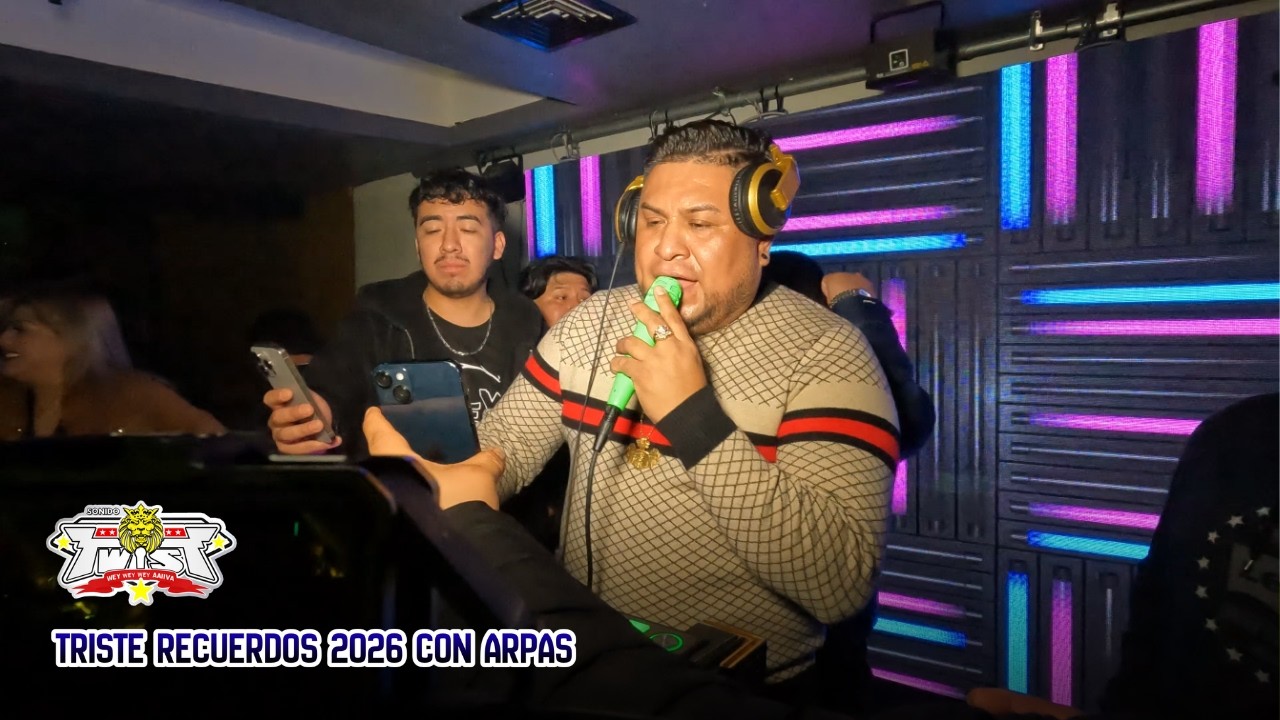 😔 ((TRISTE RECUERDOS)) Con Arpas 2026 / EN VIVO RIGO M. SONIDO TWIST NY / TEMA ESTRENO @ LA CLAVE