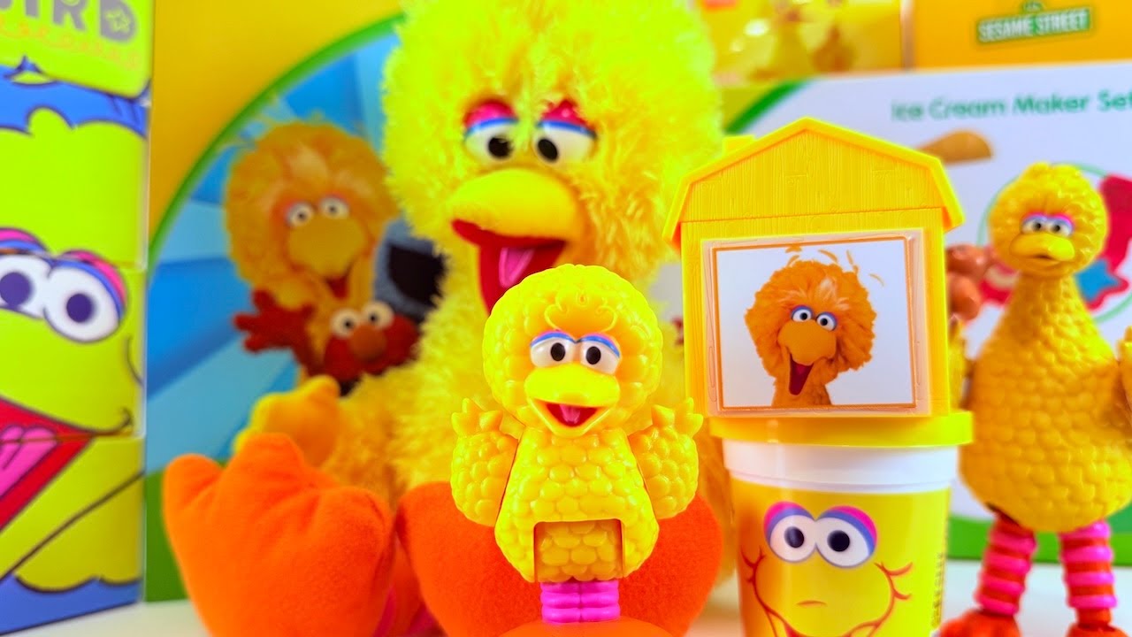 42 Minutes SESAME STREET TOYS Satisfying Unboxing Playing Big Bird Toys Collection