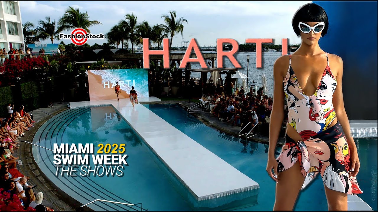 HARTI Runway Show 2025 | Eco-Luxe Pop Art Swimwear Live at the Mondrian Hotel | Miami Swim Week
