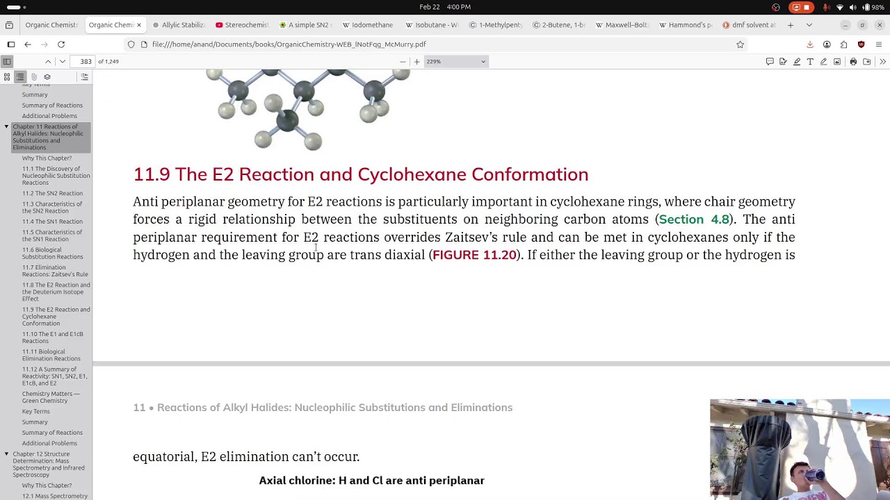 organic chemistry reaction mechanisms