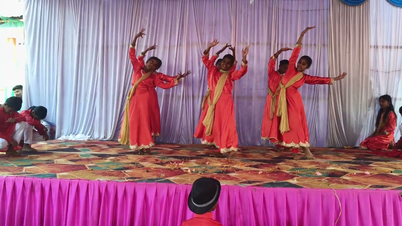 Bahubali and Mahabharata theme dance#dance #remix #school #students #annualfunction 