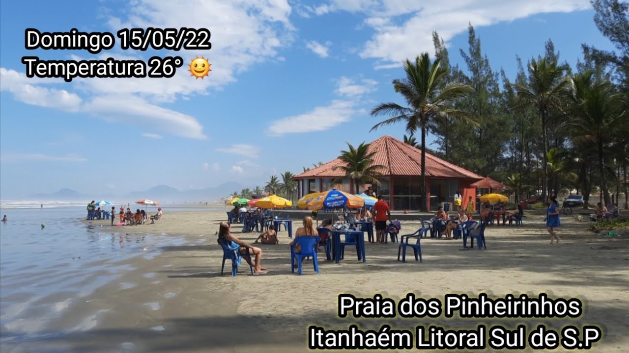 Itanhaém 15/05/22 - Bopiranga e Praia dos Pinheirinhos neste Domingo de Sol