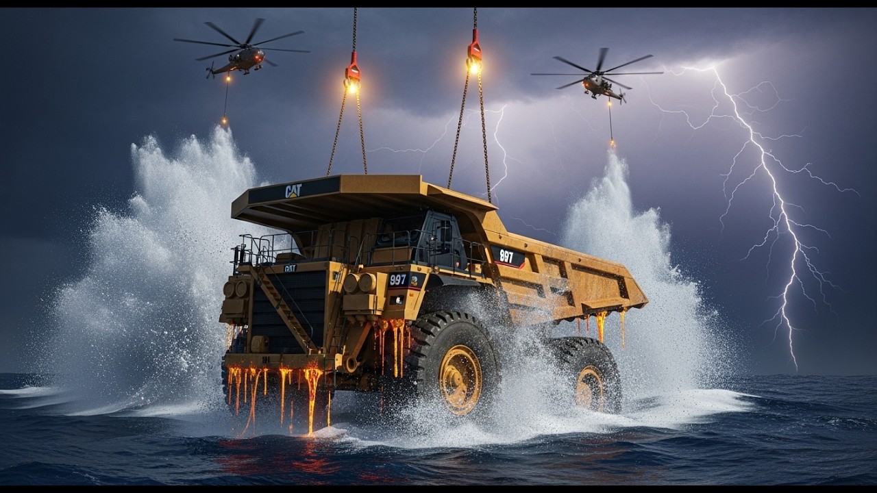 They Pulled a 400 Ton Monster Out of the Sea in a Thunderstorm