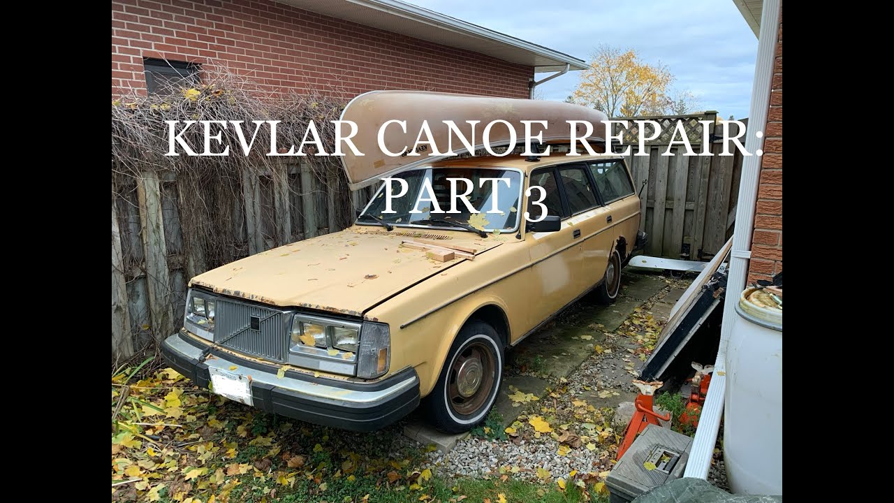 Kevlar Canoe Repair-  Epoxy Coating