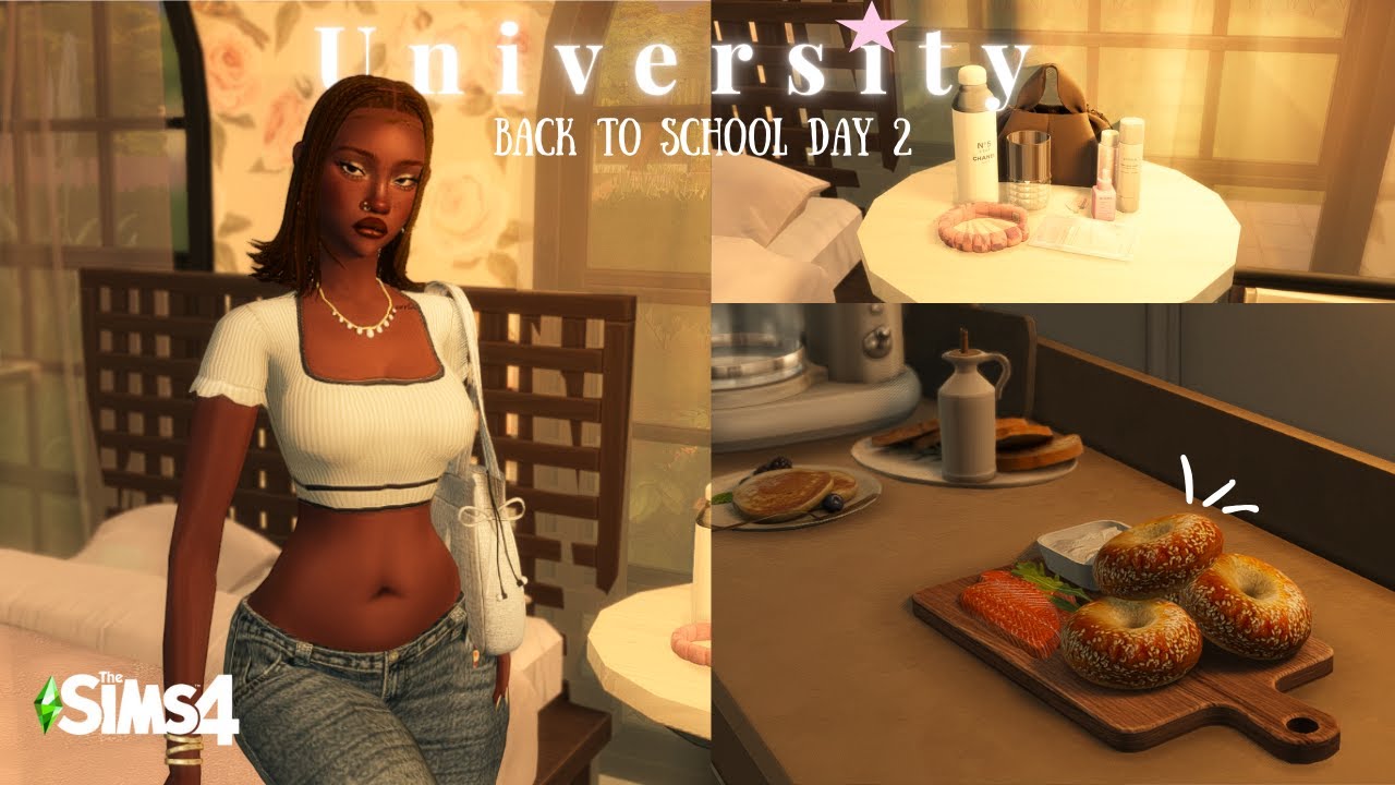 Back to School - DAY 2 - FOXBURY THE SIMS 4 🤍🥥