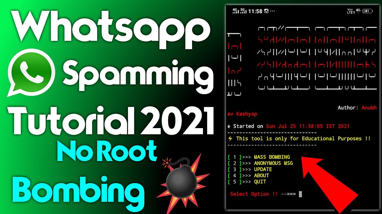 Termux whatsapp bomber 😍how to install whatsapp spam bomber 💣