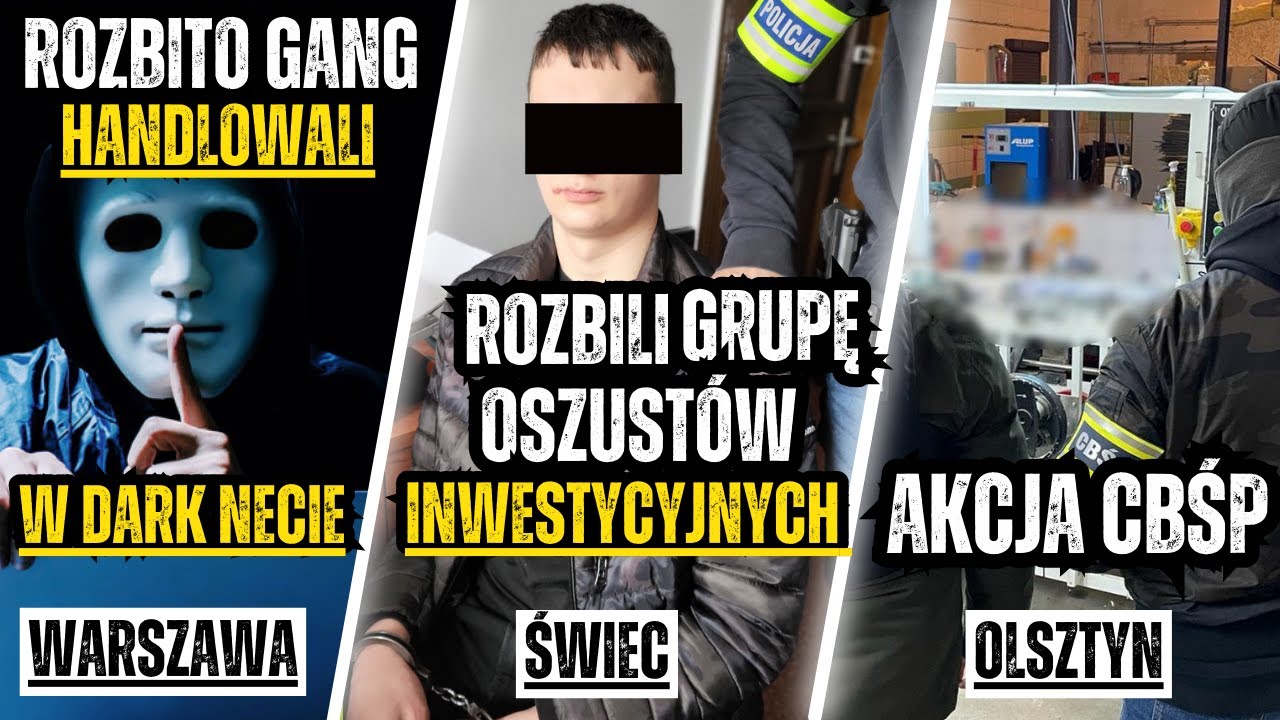 Rozbito Gang W Darknecie - CBŚP Rozbiło Grupę Przestępczą &ndash; Grupa Wykorzystującą Paczkomaty