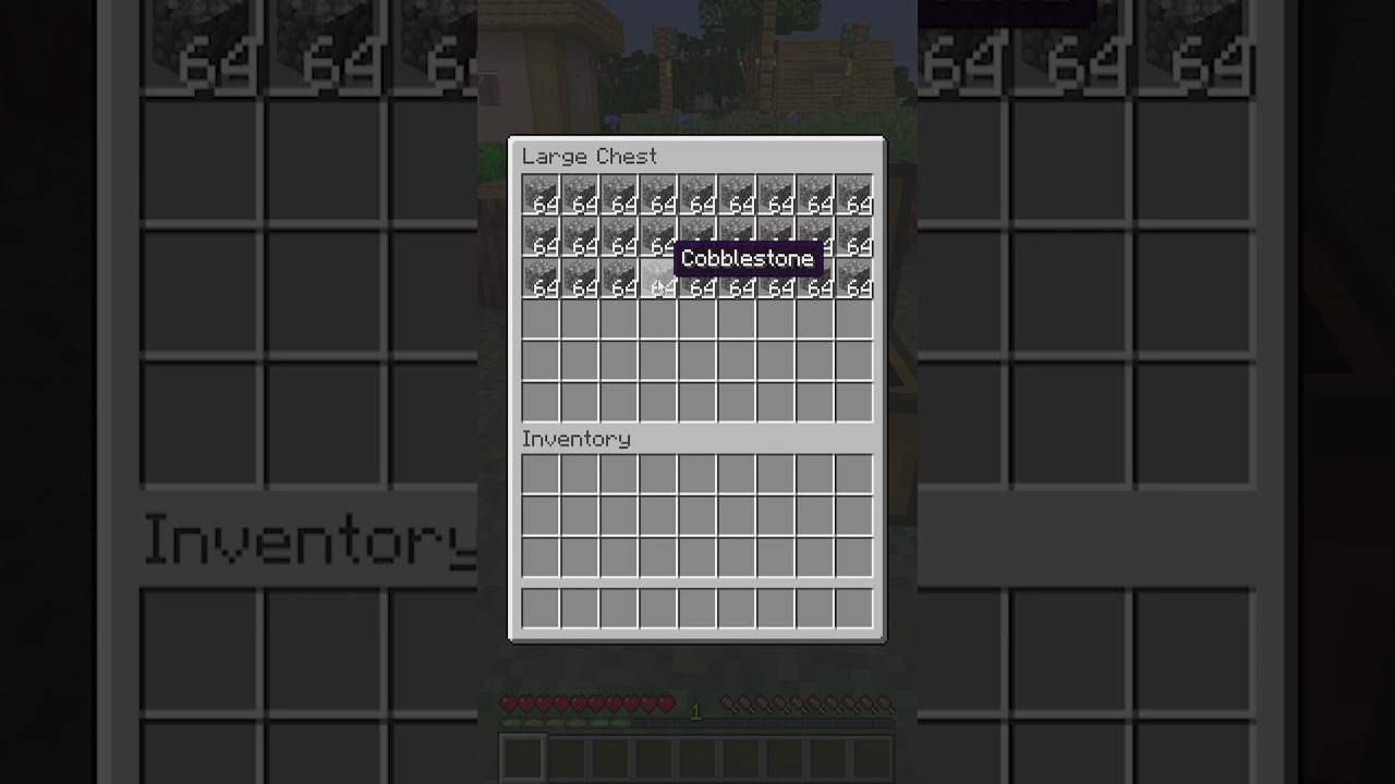 Как быстро перемещать предметы в сундуках и инвентаре в Minecraft #игры #minecrafttutorial