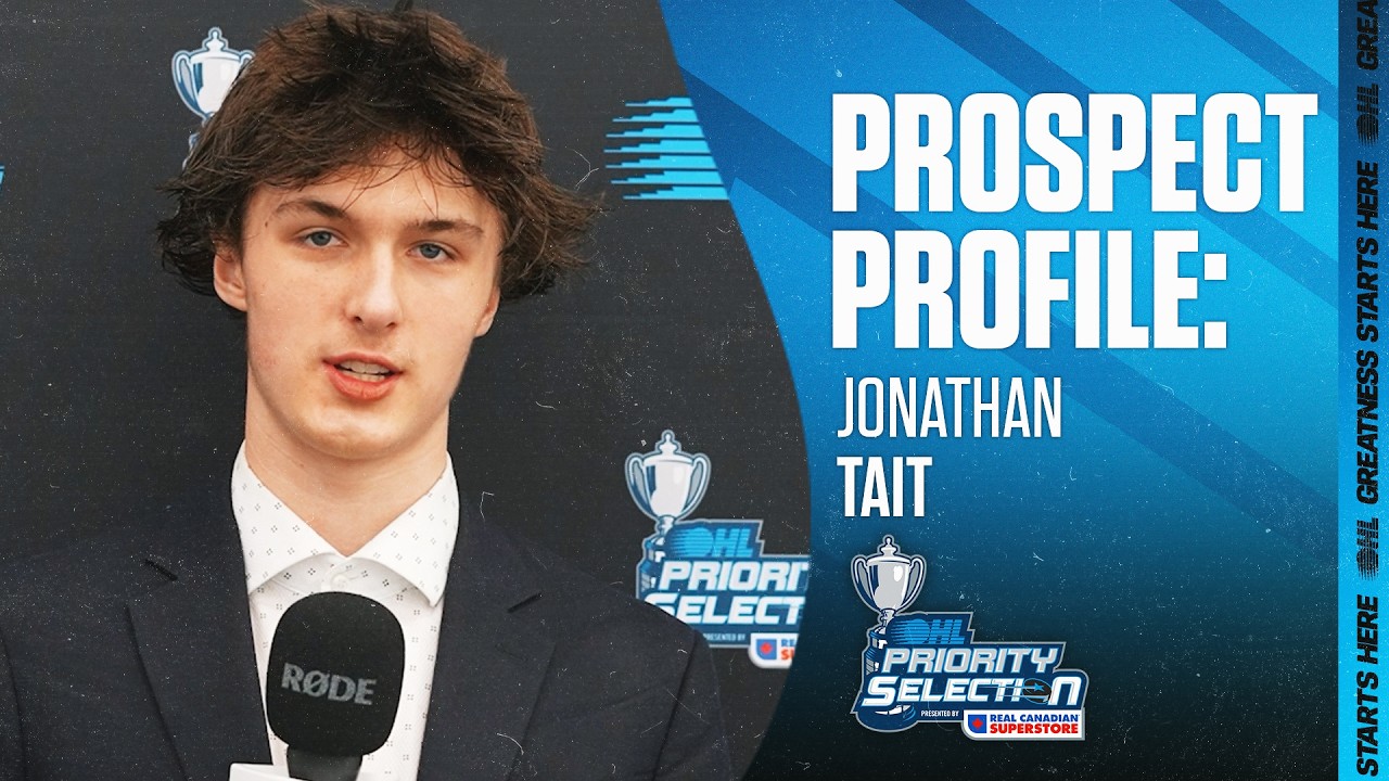 Профиль перспективного игрока для драфта OHL 2026 года: Джонатан Тейт