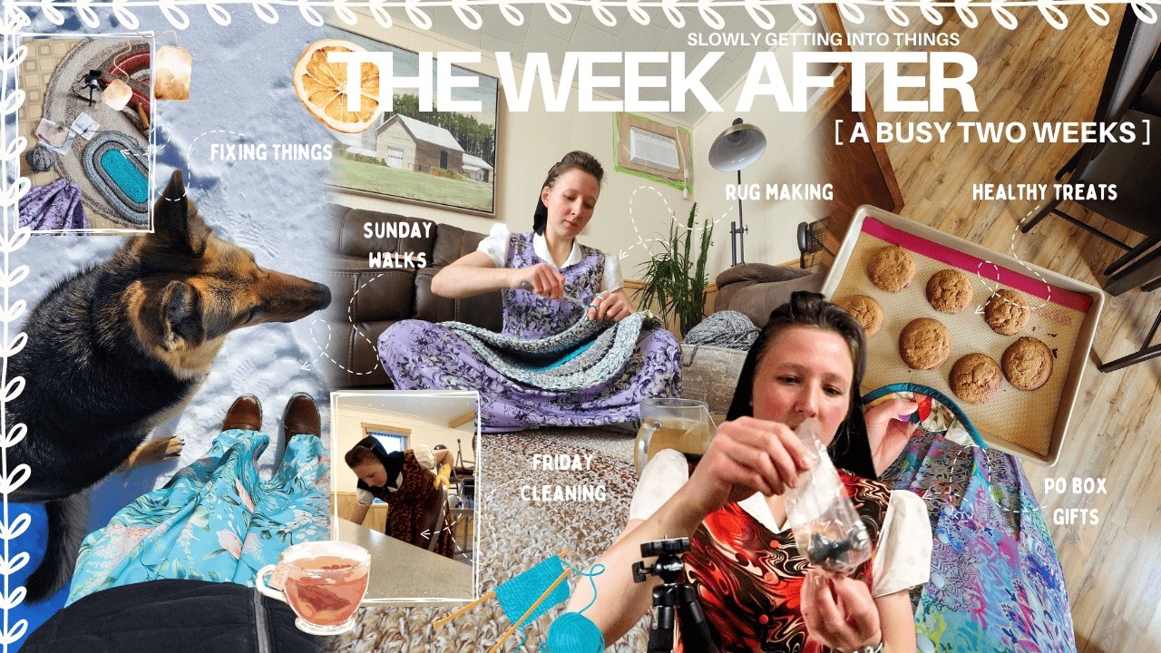 slowing down after a busy (& hectic) two weeks