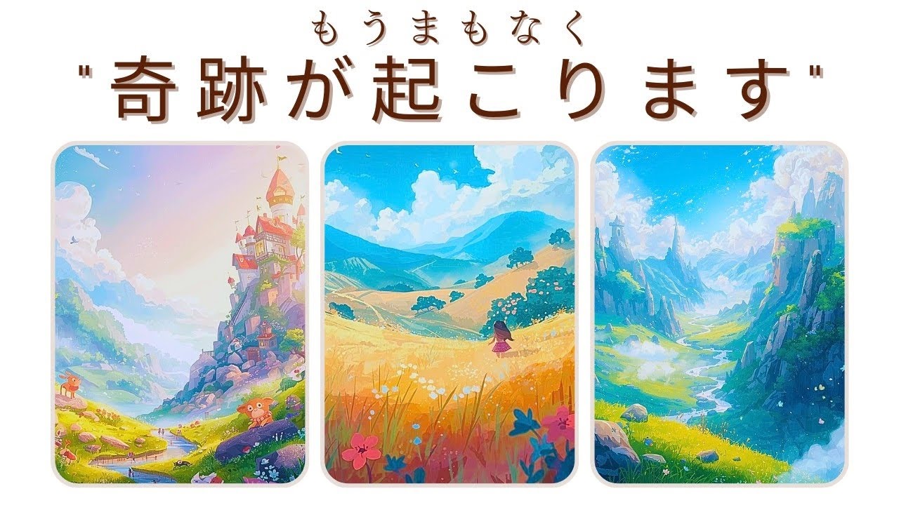 【新しい自分や世界が待っています🎊】まもなくあなたに起こる