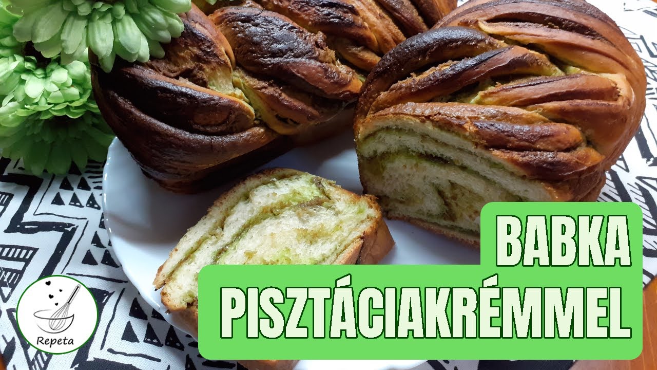 💚 Pisztáciakrémes babka – puha, foszlós, egyszerűen isteni!