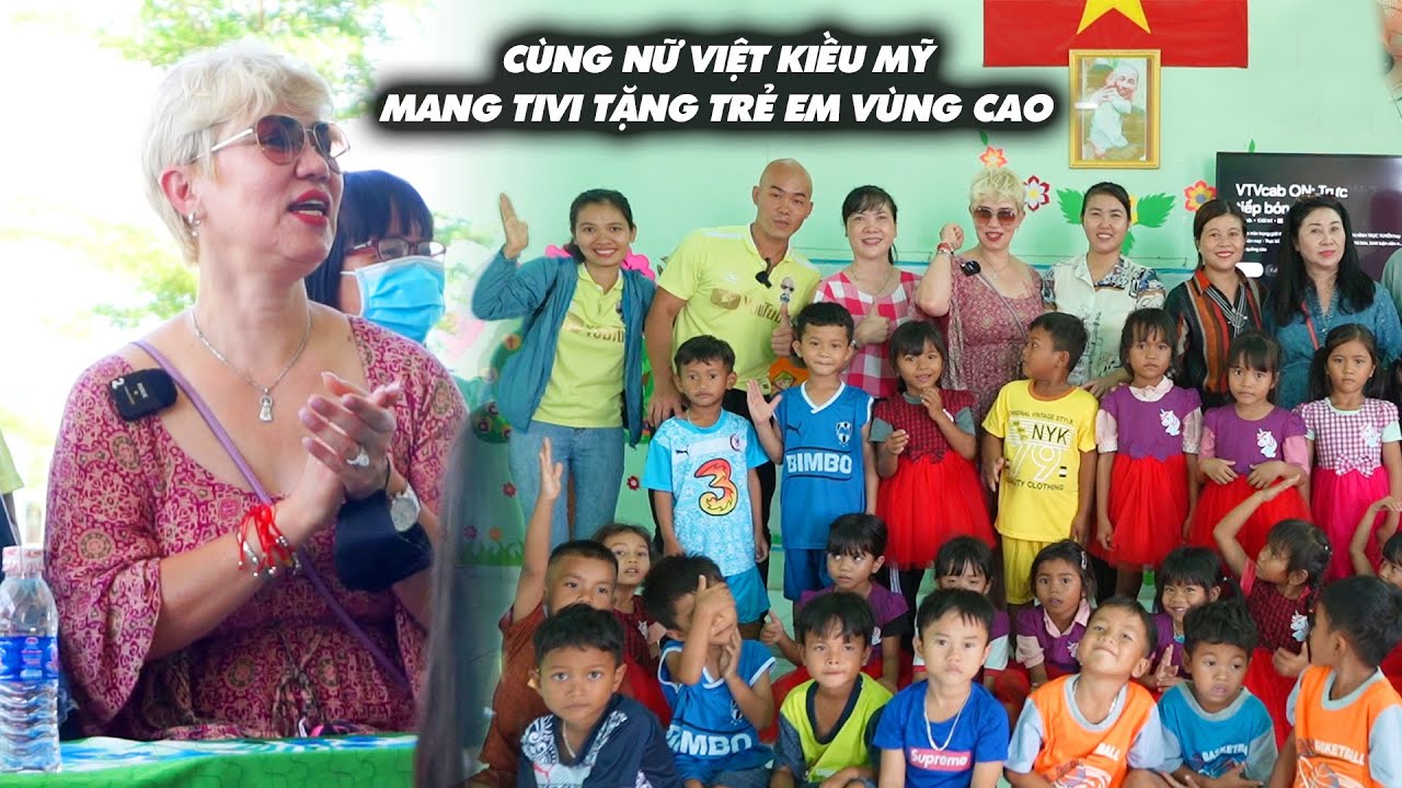 ĐỒNG HÀNH CÙNG NỮ VIỆT KIỀU MỸ MANG TIVI TẶNG TRẺ EM VÙNG CAO | CHUYẾN XE 0 ĐỒNG SỐ 22