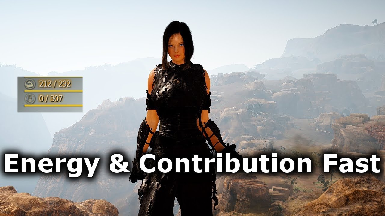 BDO - Getting High Energy & Contribution Points Quickly!