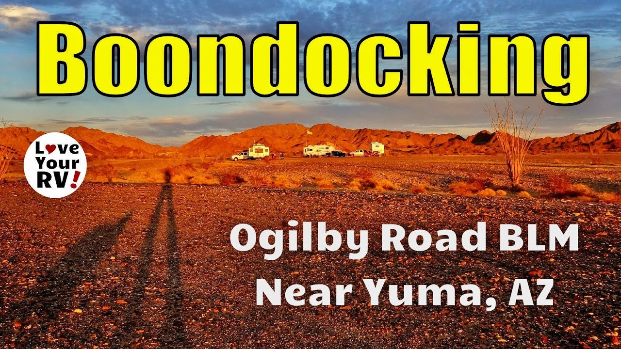 Free Camping at Ogilby Road BLM near Yuma
